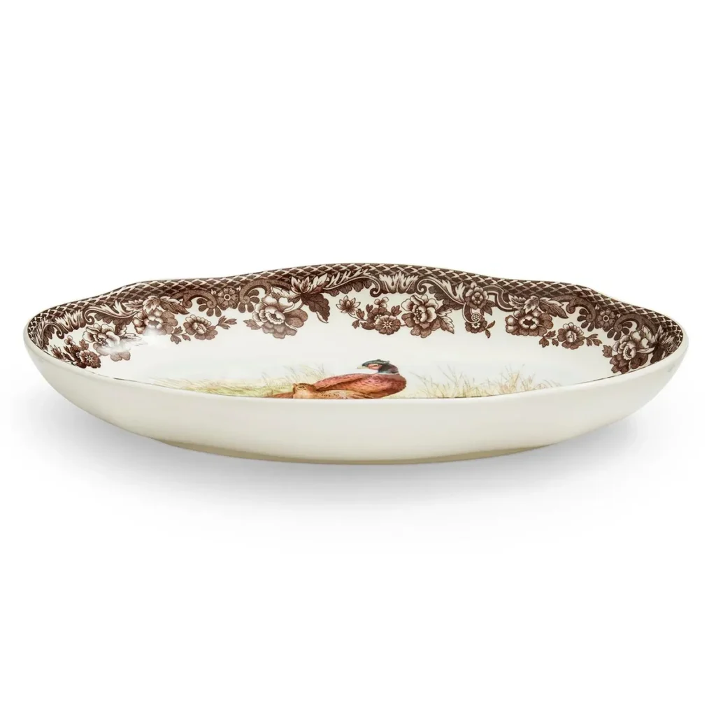 Spode Woodland Pheasant Pickle Dish