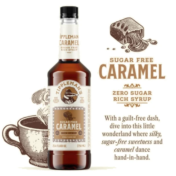 Tippleman's Sugar Free Caramel Syrup