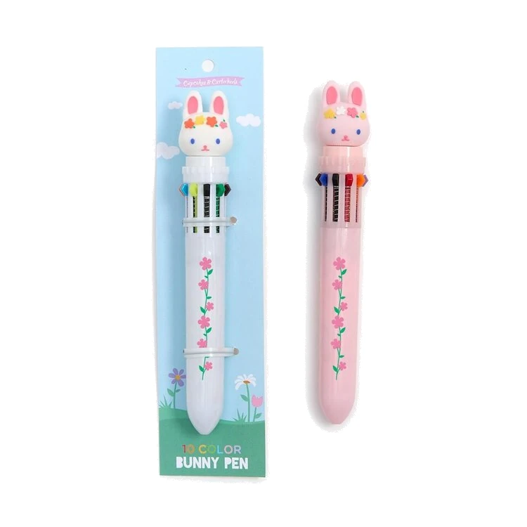 Two's Company Easter Bunny 10-Color Pen