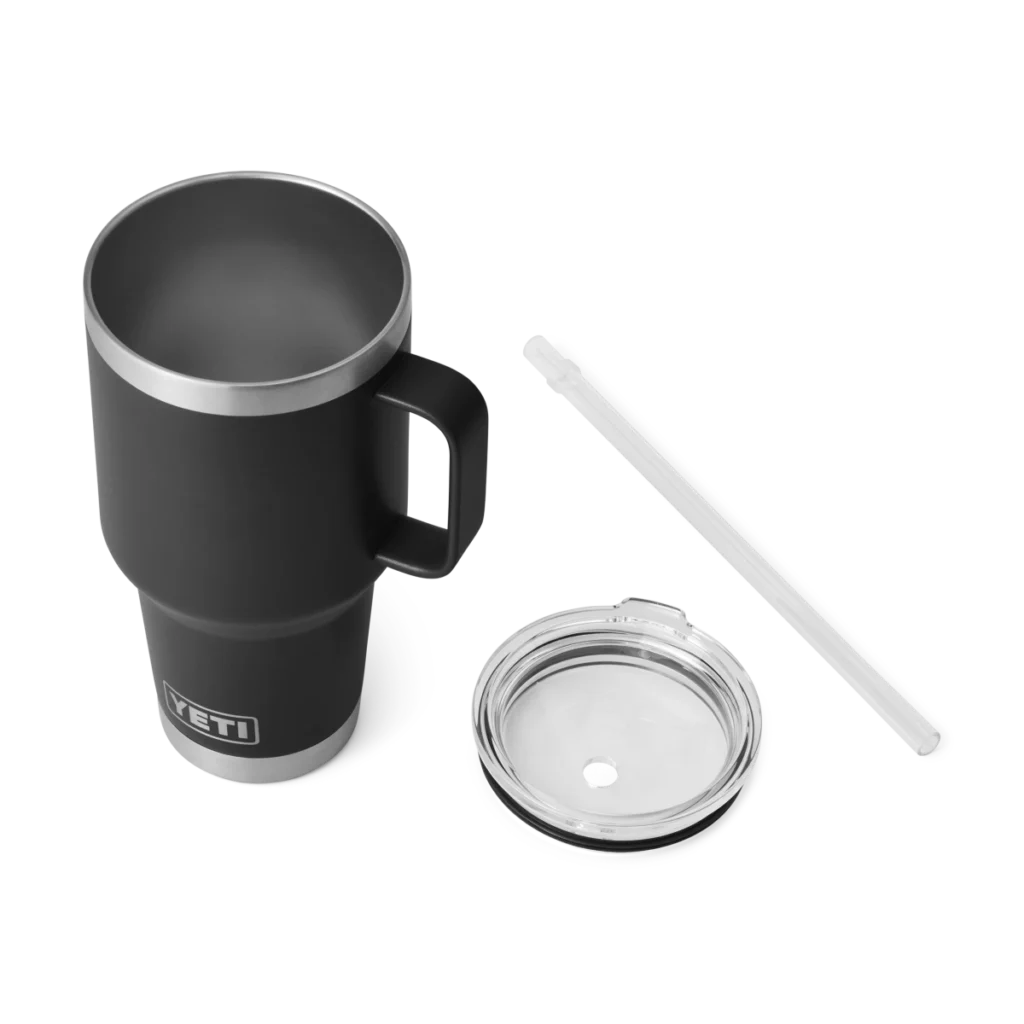 Yeti Rambler 35oz Mug with Straw Lid - Black4