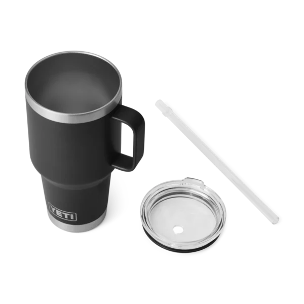 Yeti Rambler 35oz Mug with Straw Lid - Black4