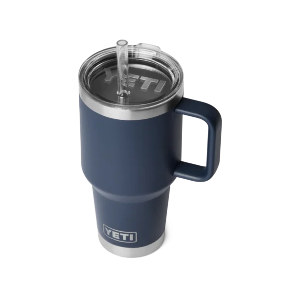 Yeti Rambler 35oz Mug with Straw Lid - Navy