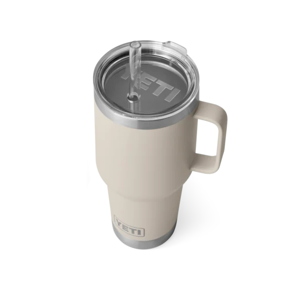 Yeti Rambler 35oz Mug with Straw Lid - Taupe