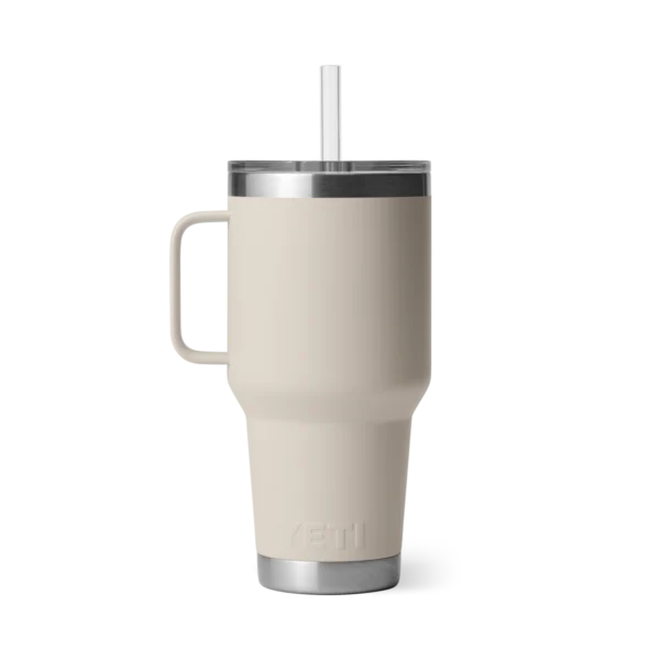 Yeti Rambler 35oz Mug with Straw Lid - Taupe2