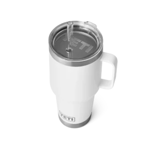 Yeti Rambler 35oz Mug with Straw Lid - White