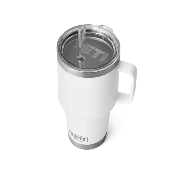 Yeti Rambler 35oz Mug with Straw Lid - White