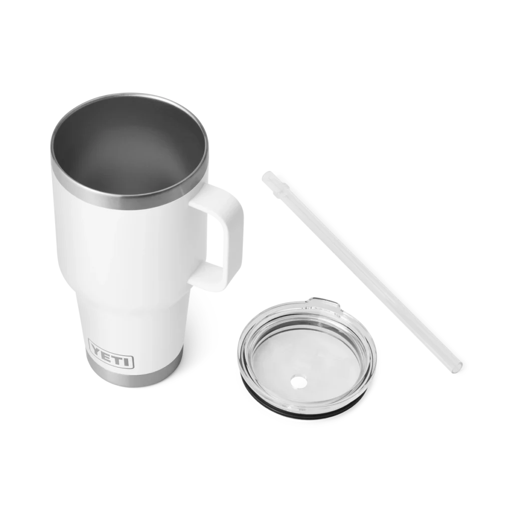 Yeti Rambler 35oz Mug with Straw Lid - White4