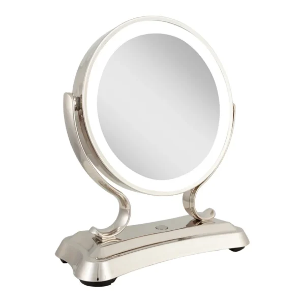 Zadro Glamour LED Lighted Makeup Mirror - Polished Nickel