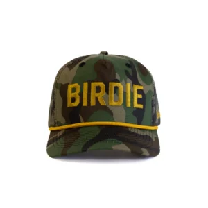 Birdwell Big Birdie Twill Trucker Hat - Woodland Camo
