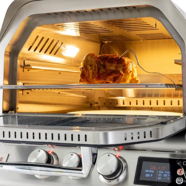 Blaze 26" Built-In Gas Outdoor Oven with Rotisserie