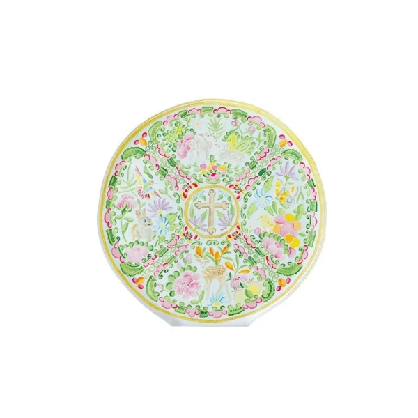 Catherine Cartie Easter Rose Medallion Art Block