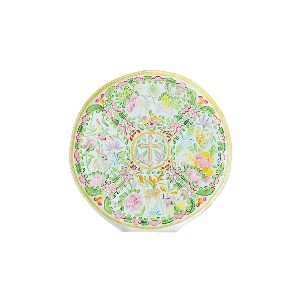 Catherine Cartie Easter Rose Medallion Art Block