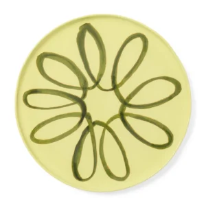 Couleur Nature Amalfi Ceramic Service Charger Plate - Lime