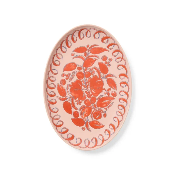 Couleur Nature Amalfi Ceramic Oval Tray
