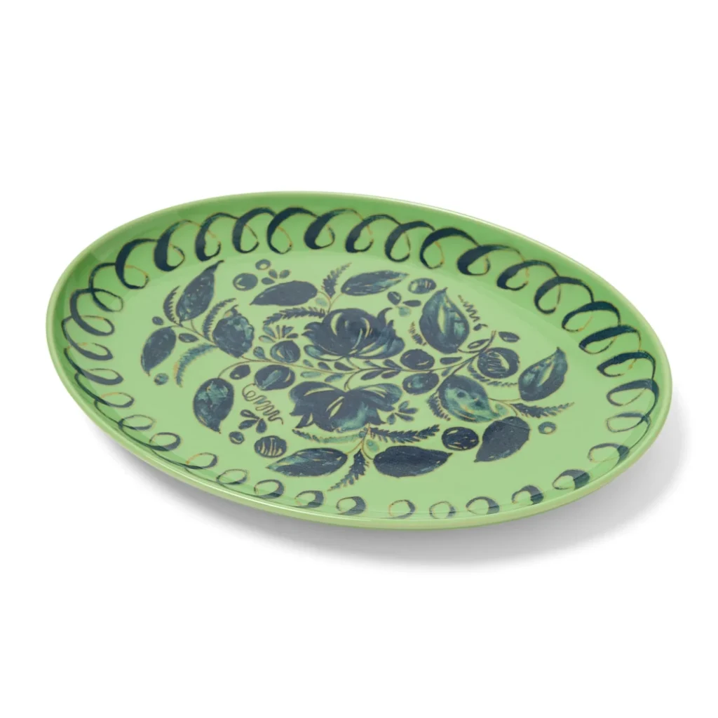 Couleur Nature Amalfi Ceramic Oval Tray