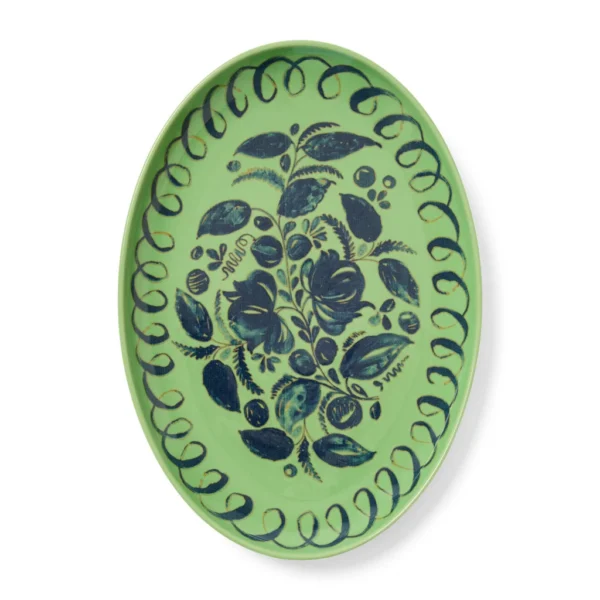 Couleur Nature Amalfi Ceramic Oval Tray