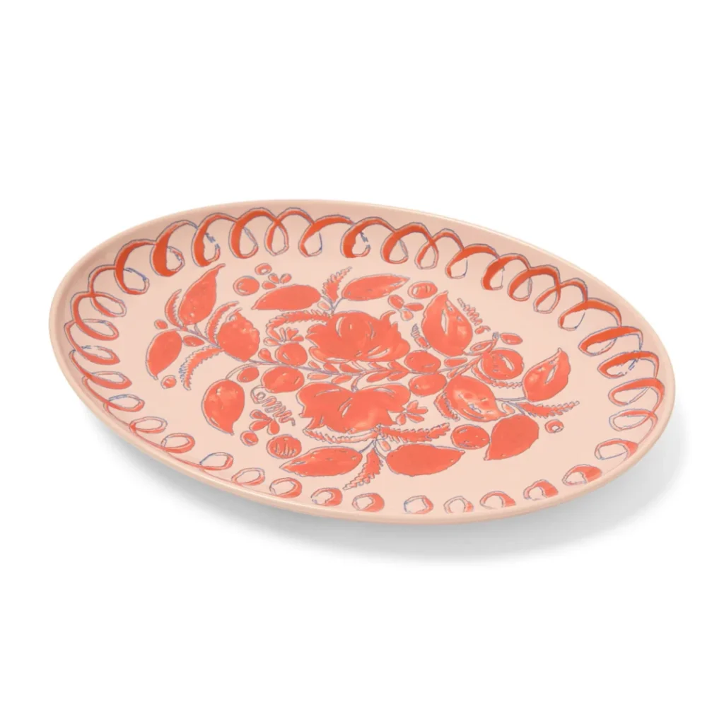Couleur Nature Amalfi Ceramic Oval Tray
