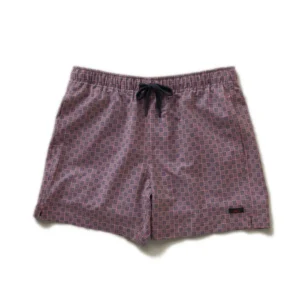 Faherty 6" All Day Swim Trunks - Navy Clay Bricks