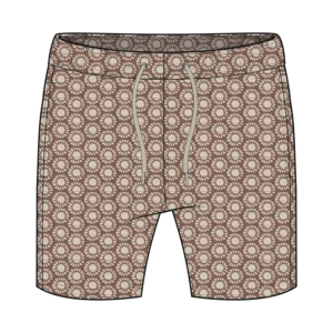 Faherty 6" All Day Swim Trunks - Shore Sun Woodblock