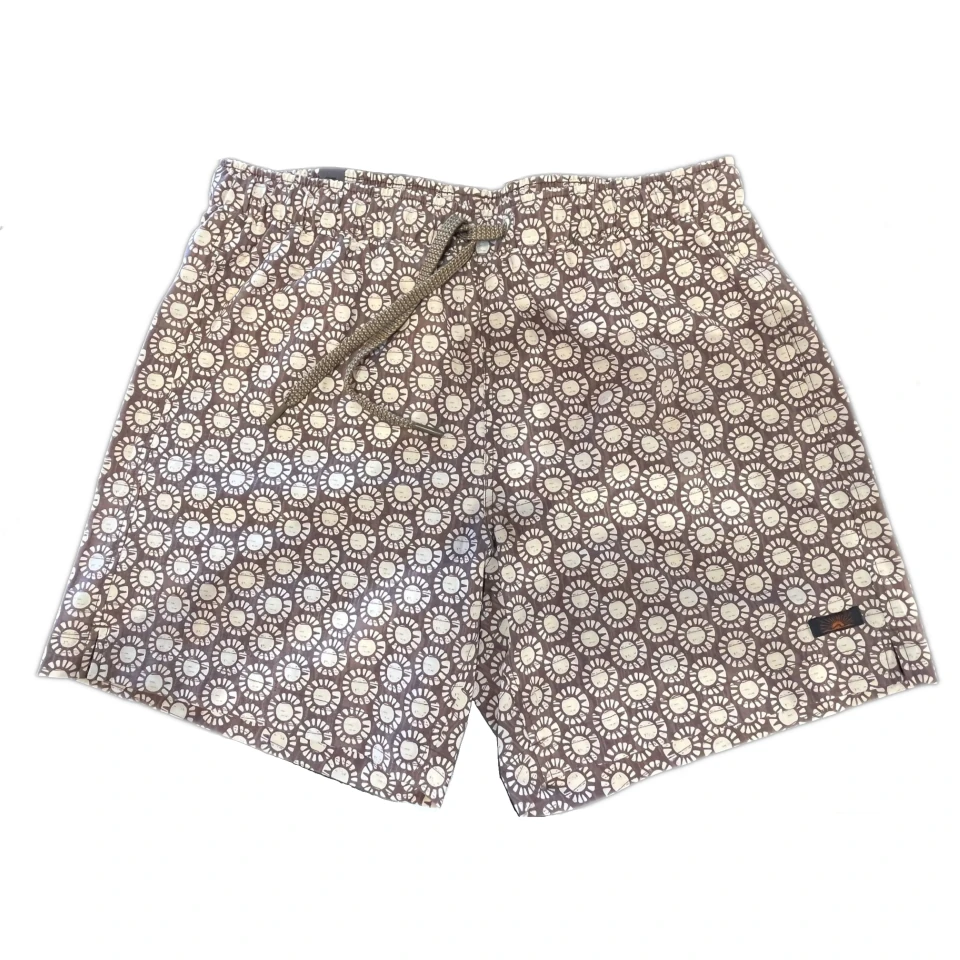 Faherty 6" All Day Swim Trunks - Shore Sun Woodblock