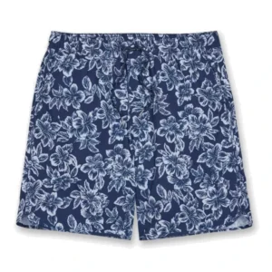 Fair Harbor Anchor Swim Trunks - Navy Botanical