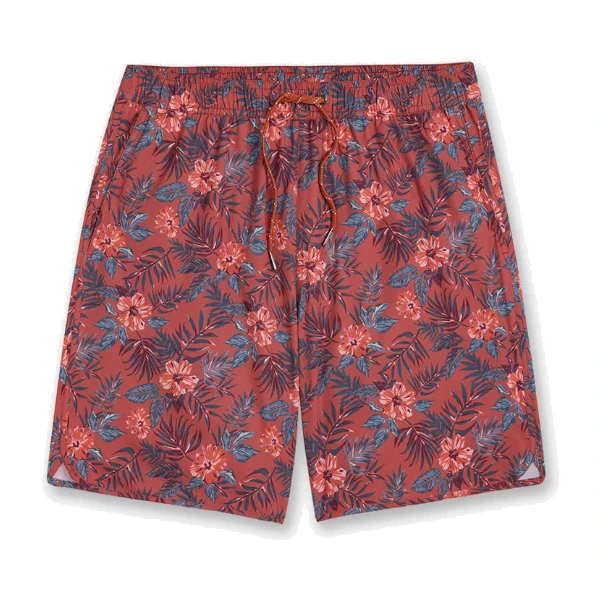 Fair Harbor Anchor Swim Trunks - Red Islander