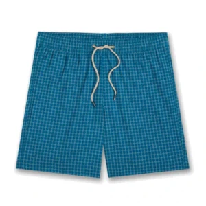 Fair Harbor Bayberry Swim Trunks - Teal Sea Geo