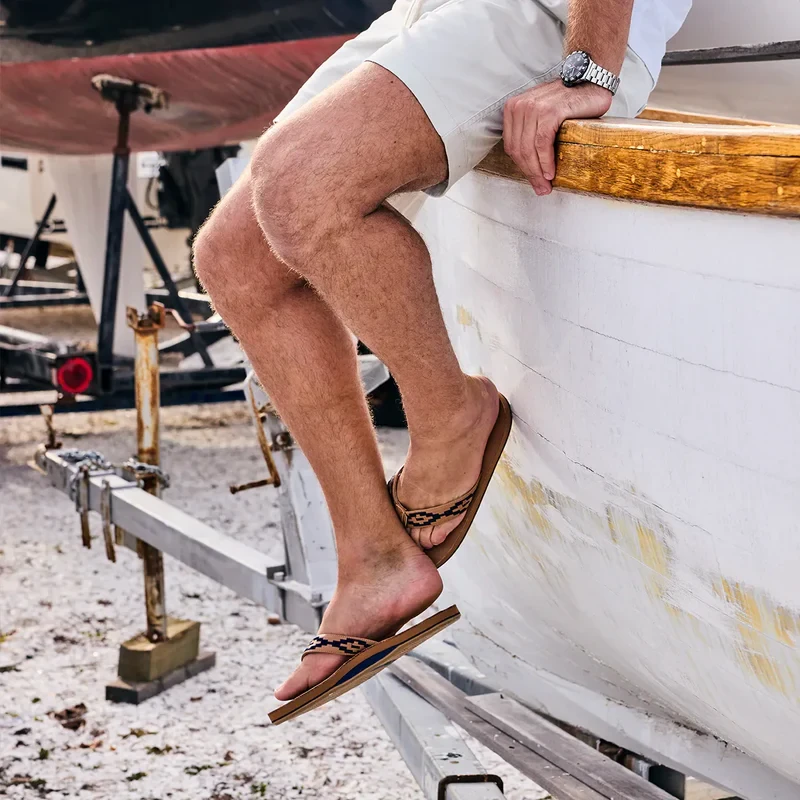 Hari Mari Fields Camino Flip Flops - Tan