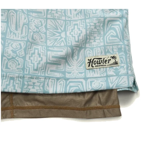 Howler Bros Deep Set Boardshorts - Tidal Tablets: Seafoam