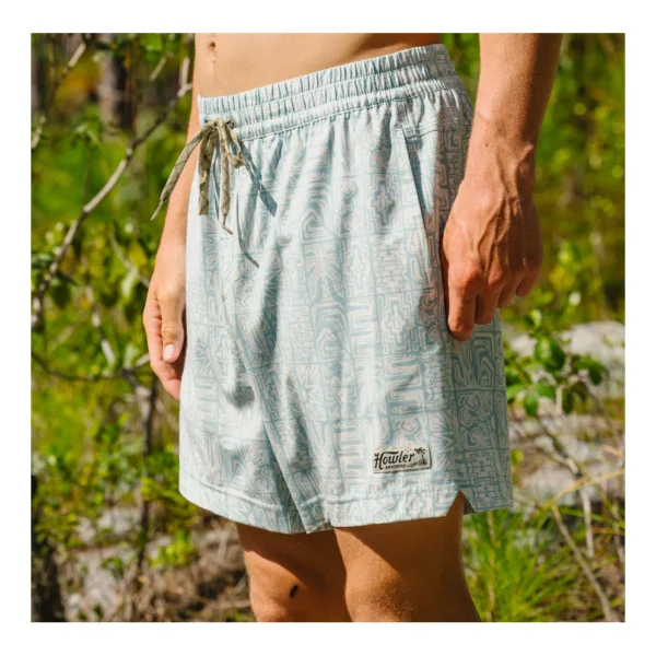 Howler Bros Deep Set Boardshorts - Tidal Tablets: Seafoam