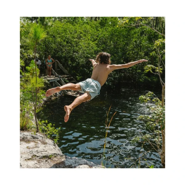 Howler Bros Deep Set Boardshorts - Tidal Tablets: Seafoam