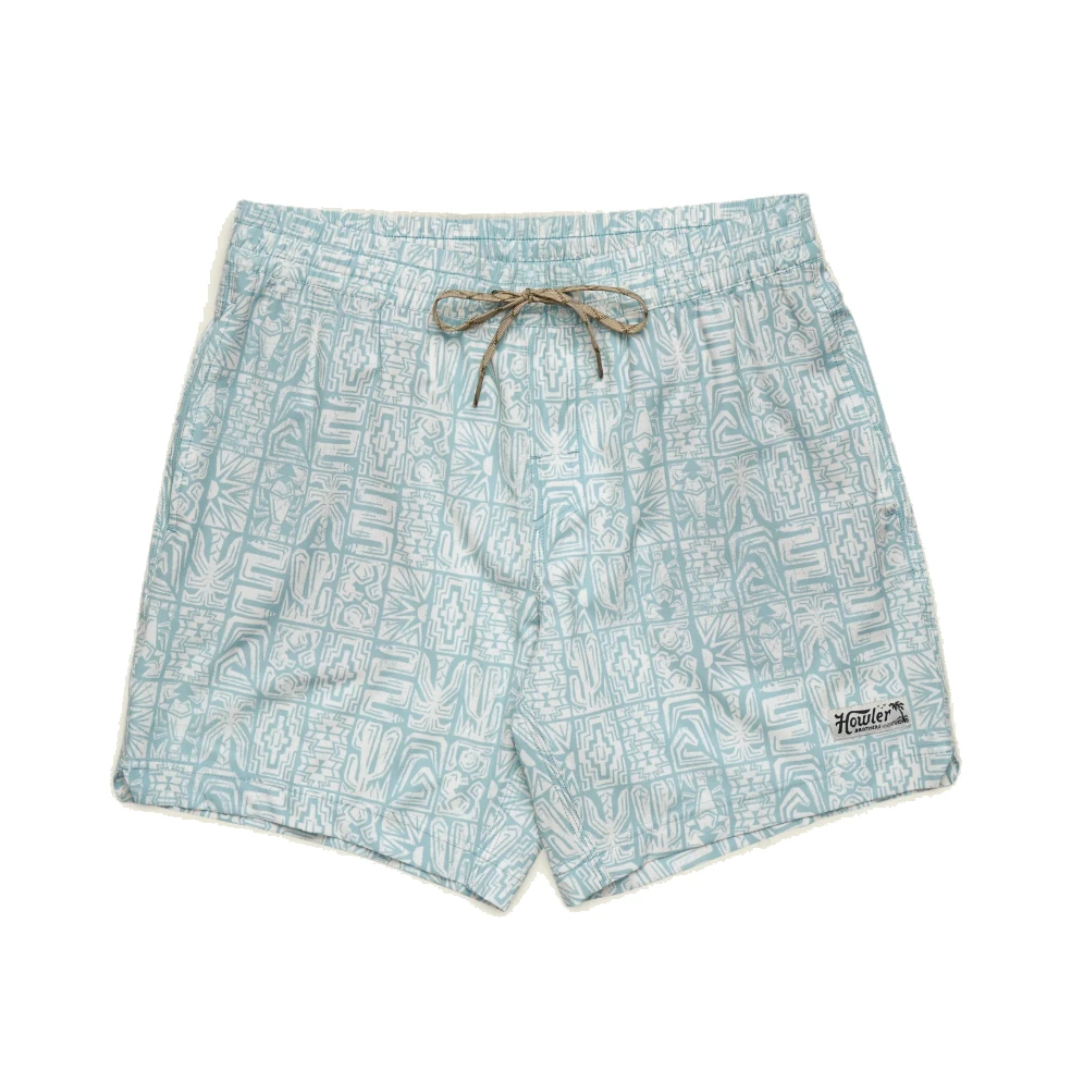 Howler Bros Deep Set Boardshorts - Tidal Tablets: Seafoam Howler Bros Deep Set Boardshorts - Tidal Tablets: Seafoam