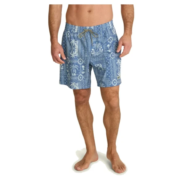Howler Bros Deep Set Boardshorts - Palmetto Prophecy: Storm Blue