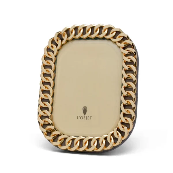 L'Objet Cuban Link Gold Frame - 5x7"