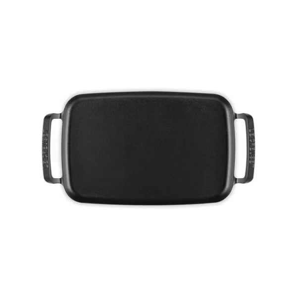 Le Creuset Alpine Rectangular Griddle - Matte Black (Licorice)