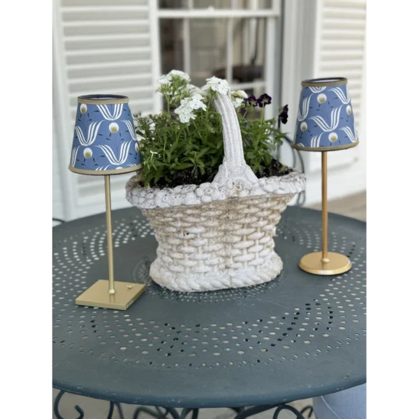 Maison Maison Design Lamp Cover - Blue Salt