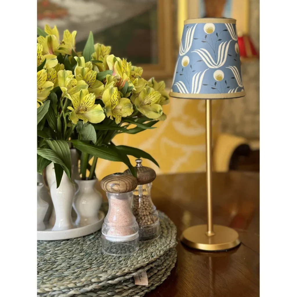 Maison Maison Design Lamp Cover - Blue Salt