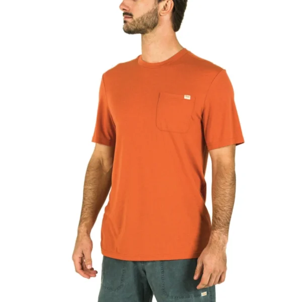 Marsh Wear Buxton Tech Tee - Lobster Heather