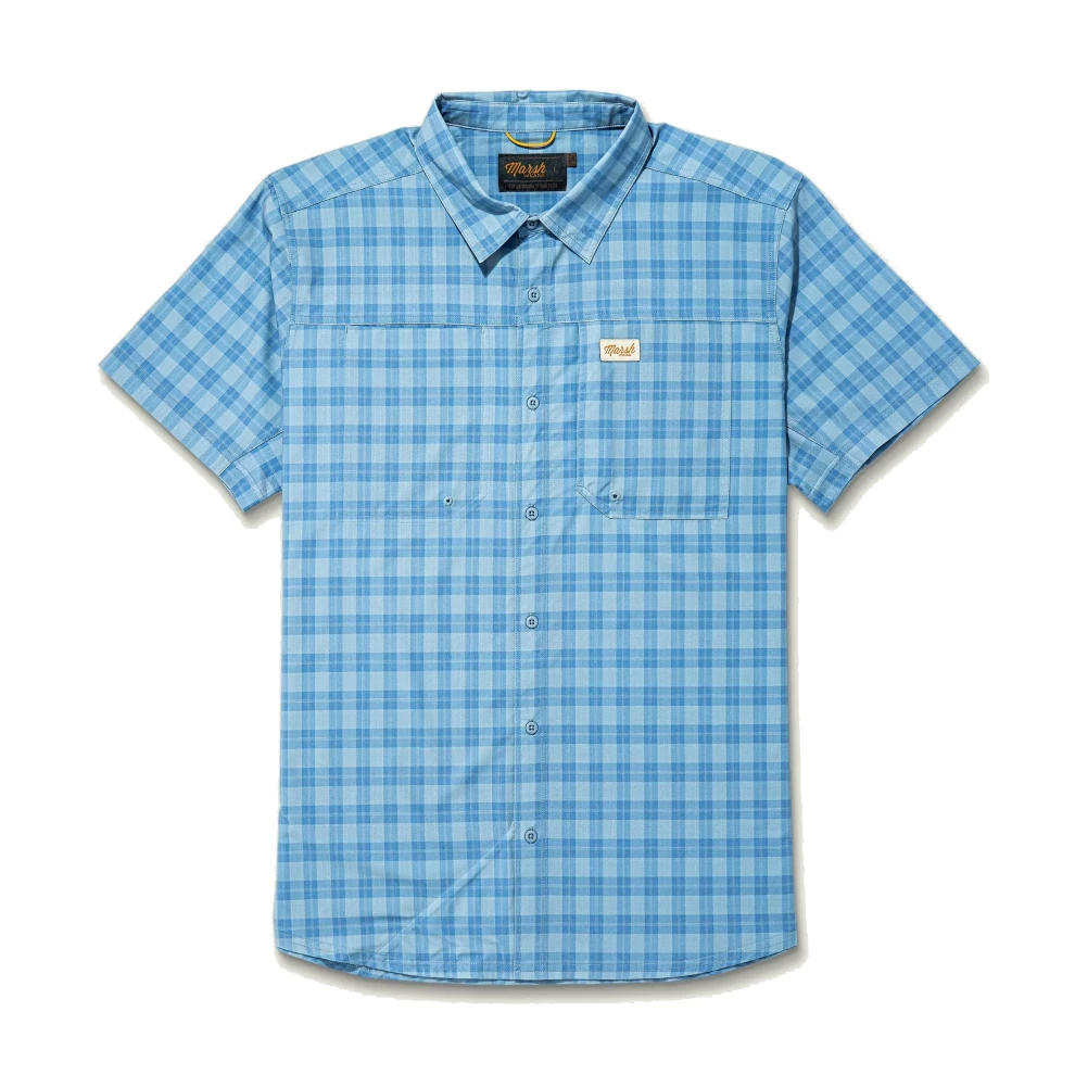 Marsh Wear Lenwood Tech Shortsleeve Shirt - Blue Heaven