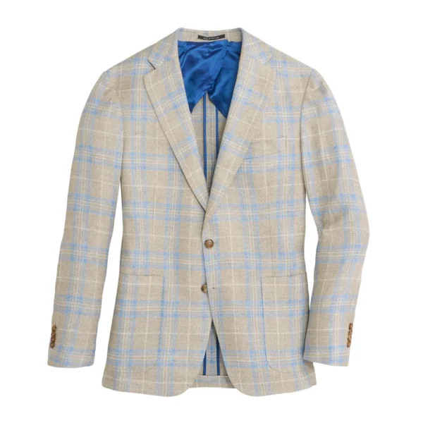 Onward Reserve Fratelli Pelican Plaid Sport Coat - Pelican