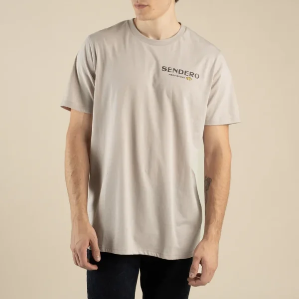 Sendero Cowboy Drawin' T-Shirt - Sand