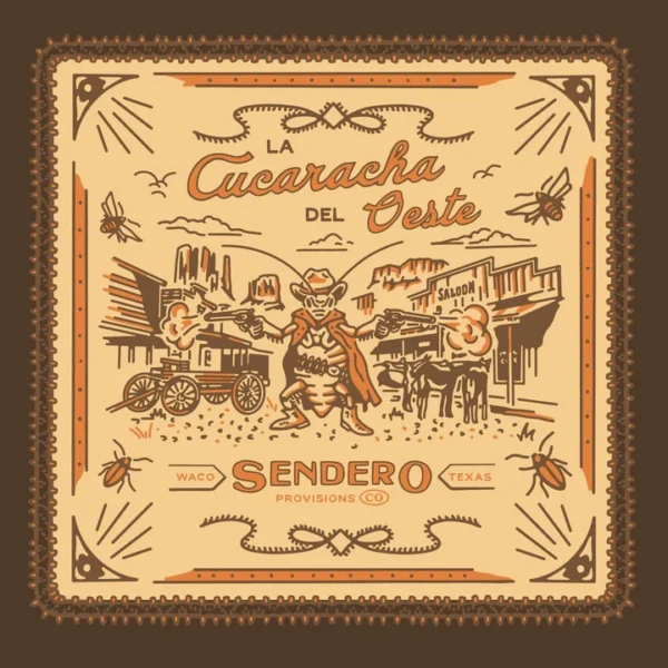 Sendero La Cucaracha Bandana - Brown