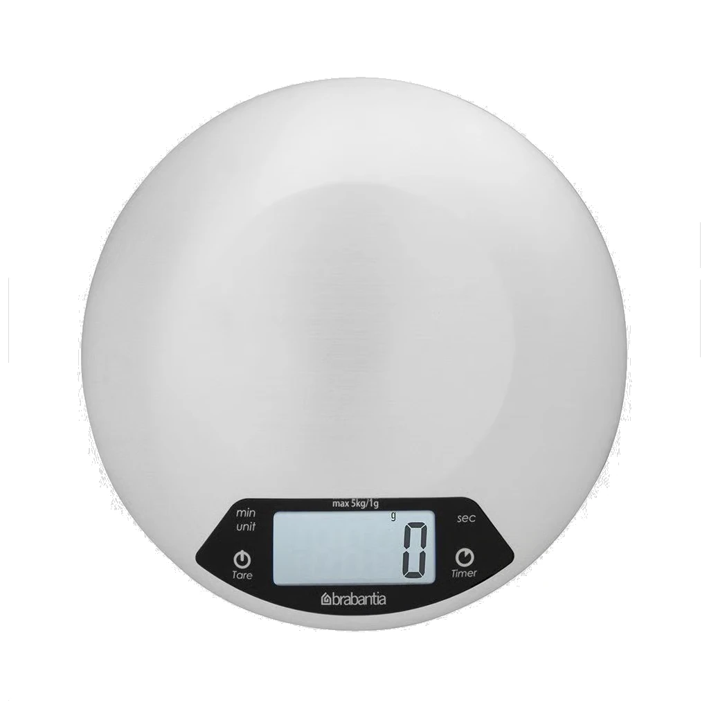 Brabantia Matte Steel Digital Kitchen Scale