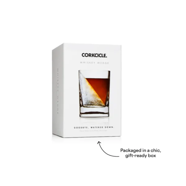 Corkcicle Whiskey Glass Ice Wedge