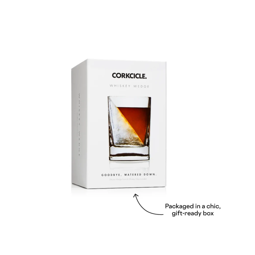 Corkcicle Whiskey Glass Ice Wedge