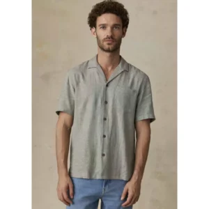 Faherty Short-Sleeve Breeze Camp Shirt - Garden Valley