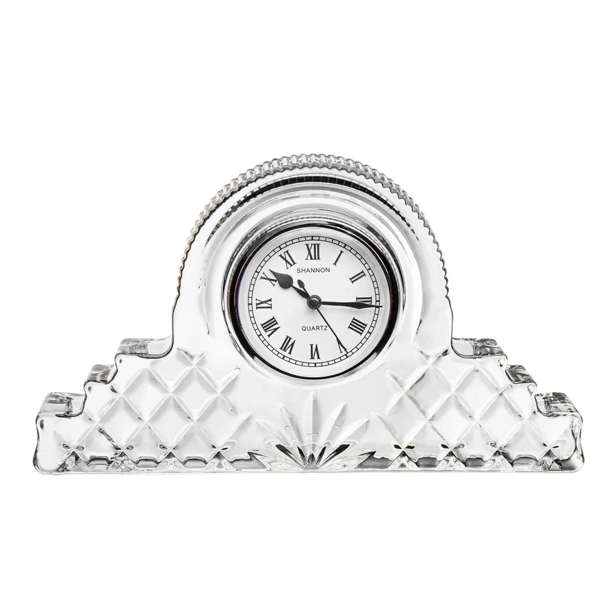 Godinger Dublin Crystal Mantle Clock