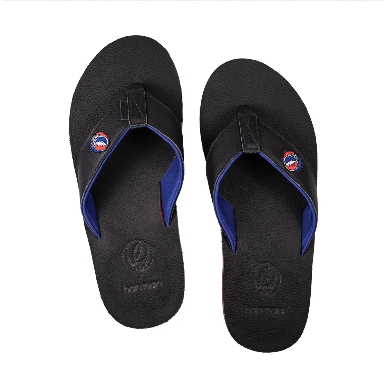 Grateful Dead x Hari Mari Reverb Flip Flops - Raven
