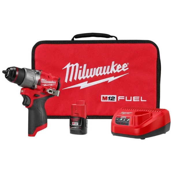 Milwaukee M12 FUEL 1/2" Hammer Drill/Driver Kit