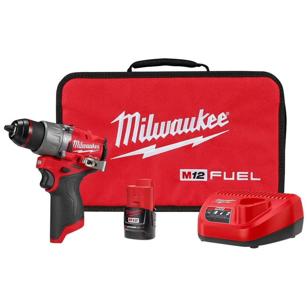Milwaukee M12 FUEL 1/2" Hammer Drill/Driver Kit